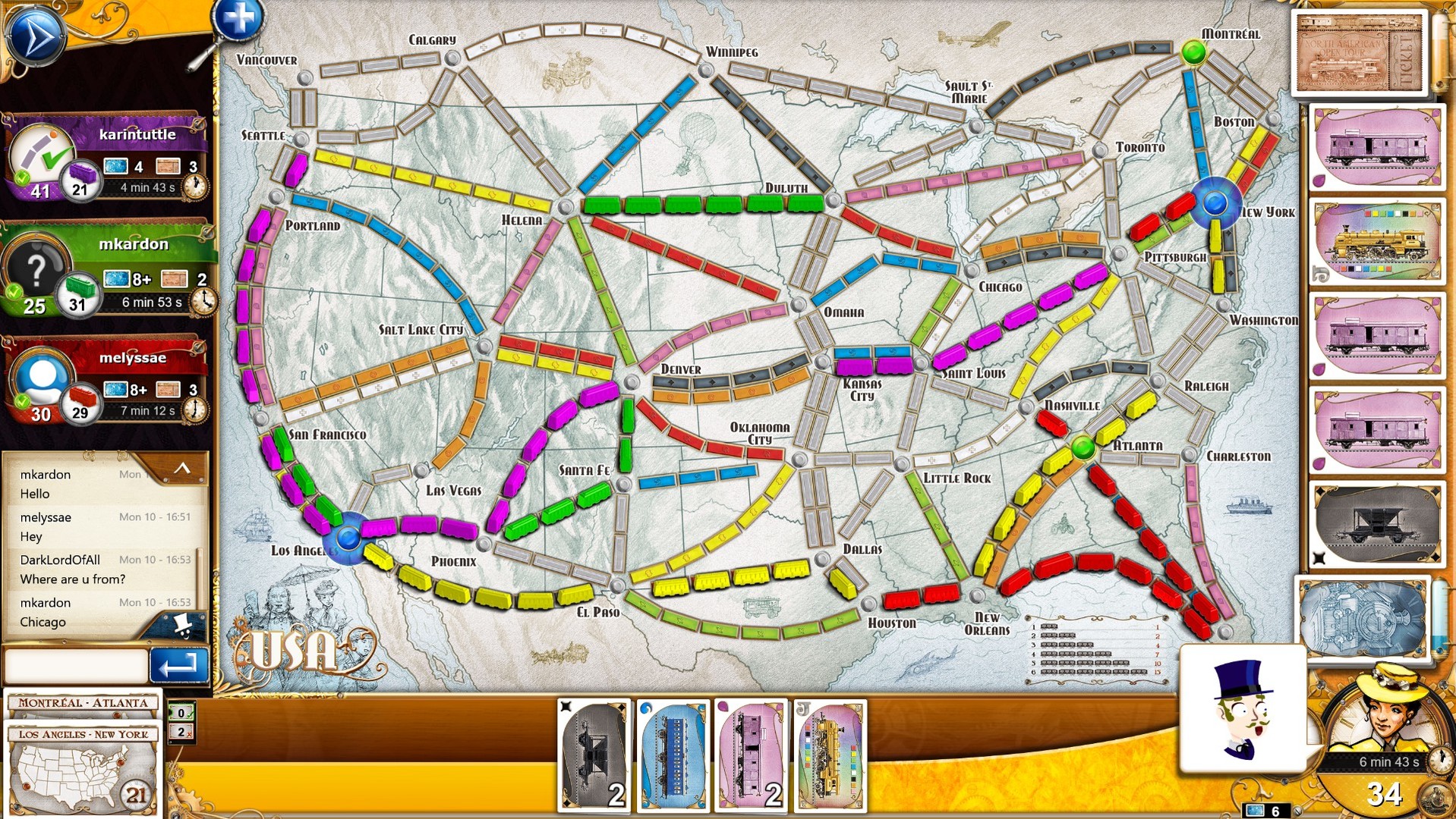 Ticket to Ride: Classic Edition screenshot