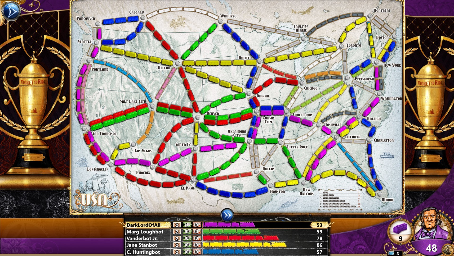 Ticket to Ride: Classic Edition screenshot