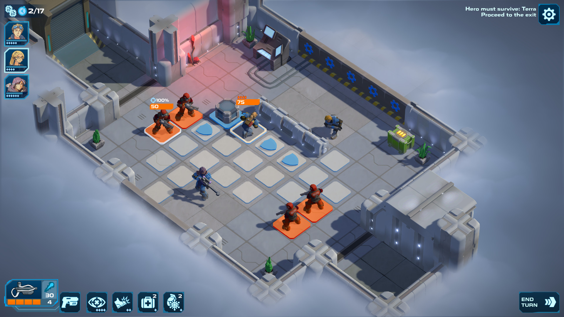 Spaceland: Sci-Fi Indie Tactics screenshot