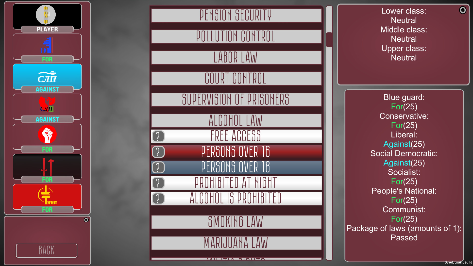 Collapse: A Political Simulator screenshot