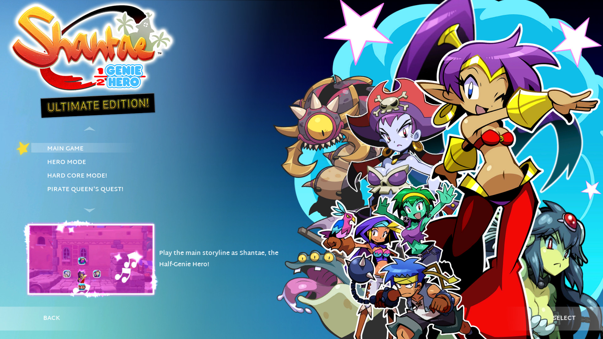 Shantae: Half-Genie Hero Ultimate Edition screenshot
