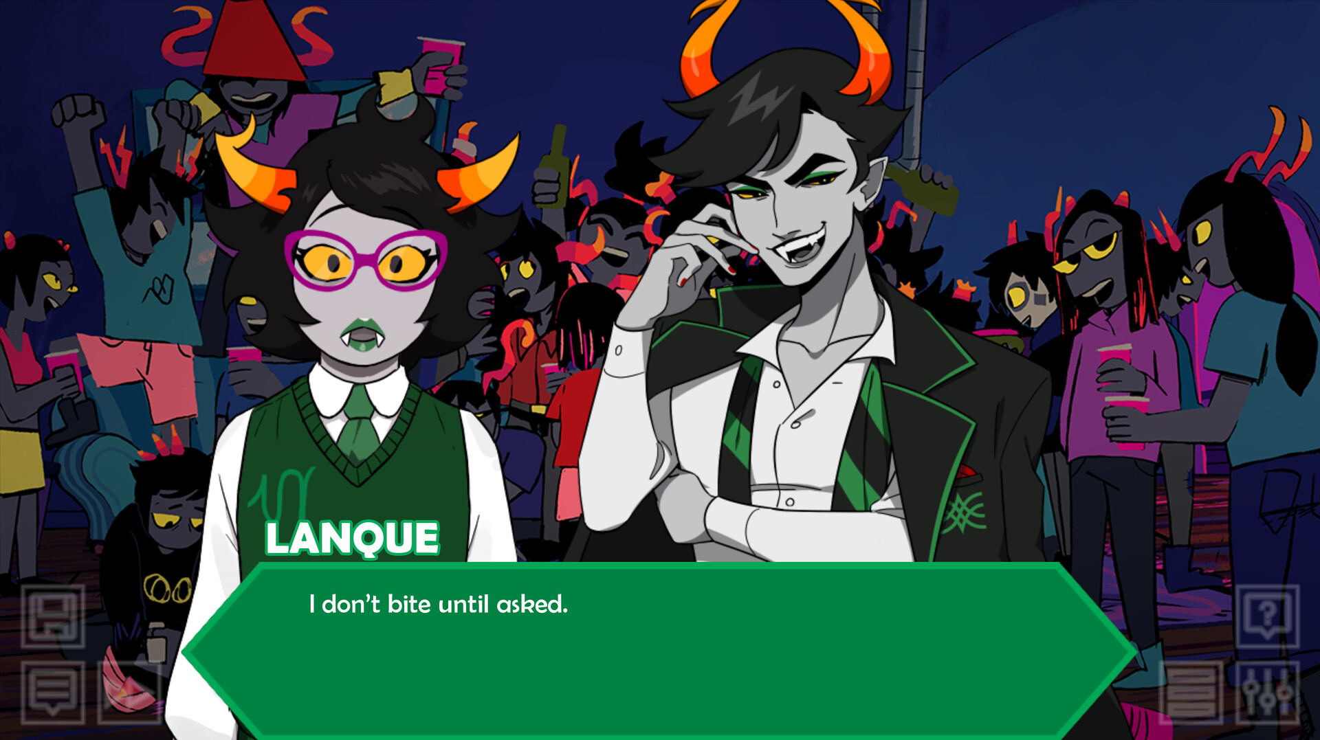 Hiveswap Friendsim screenshot