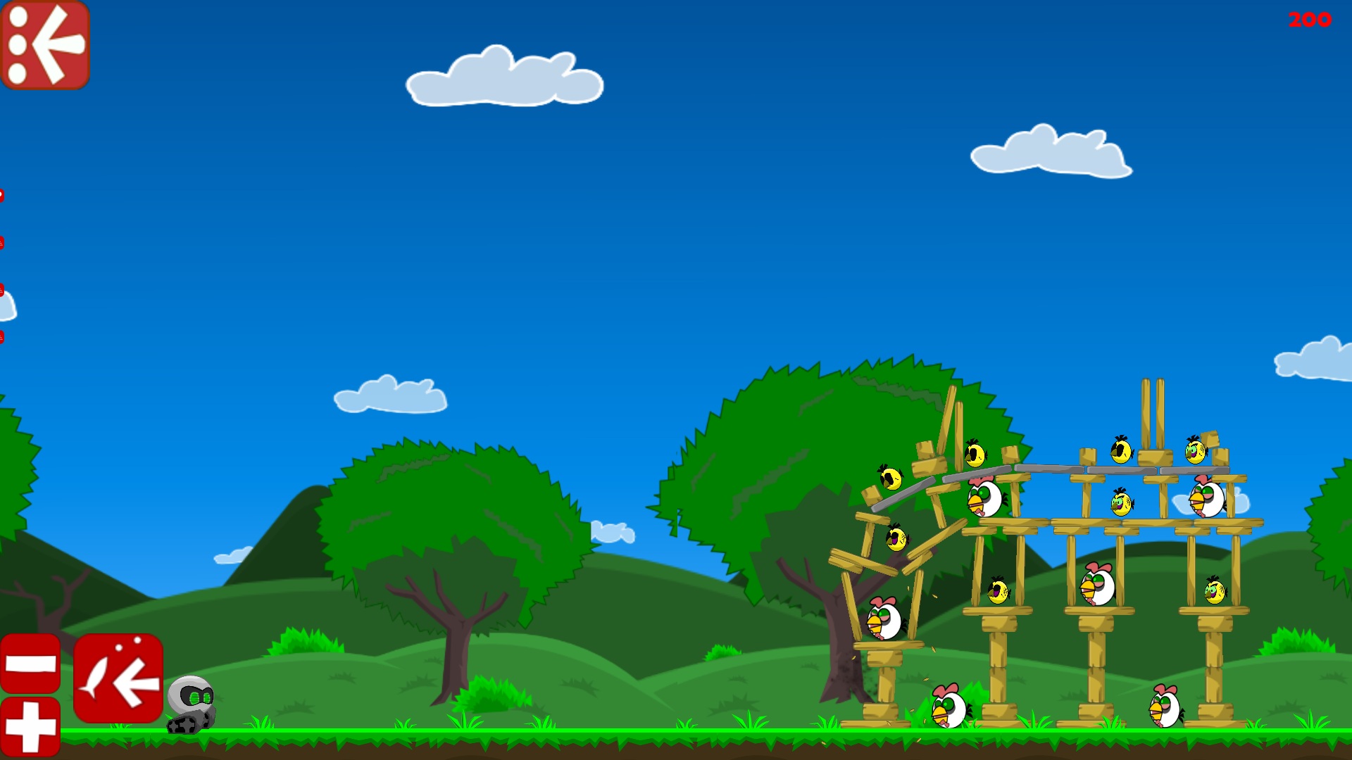 Robot vs Birds Zombies screenshot