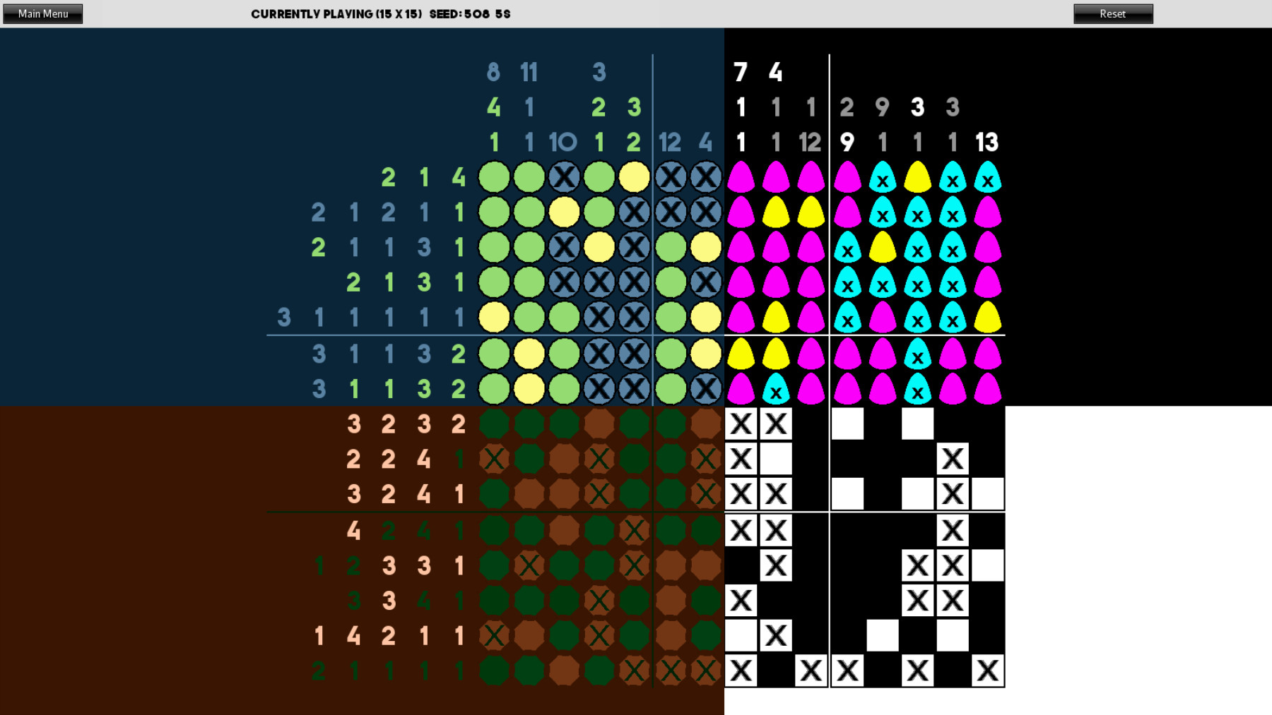 InfiniPicross screenshot
