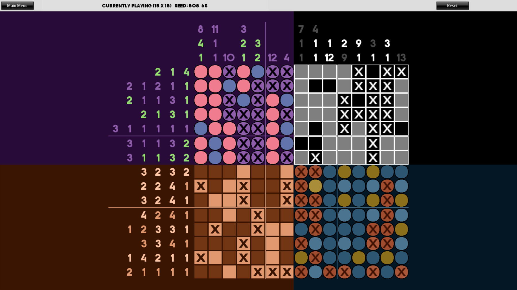 InfiniPicross screenshot
