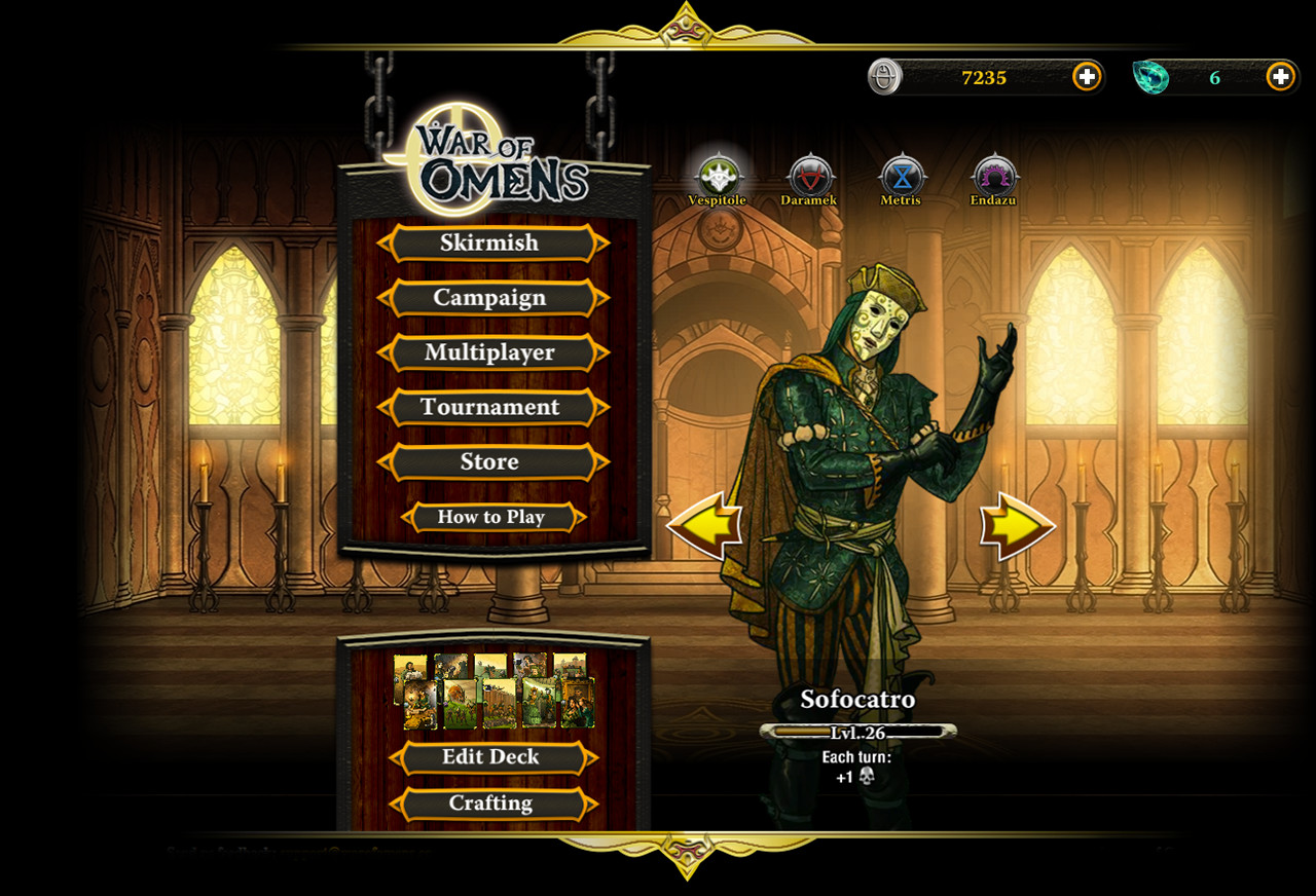 War of Omens Card Game screenshot