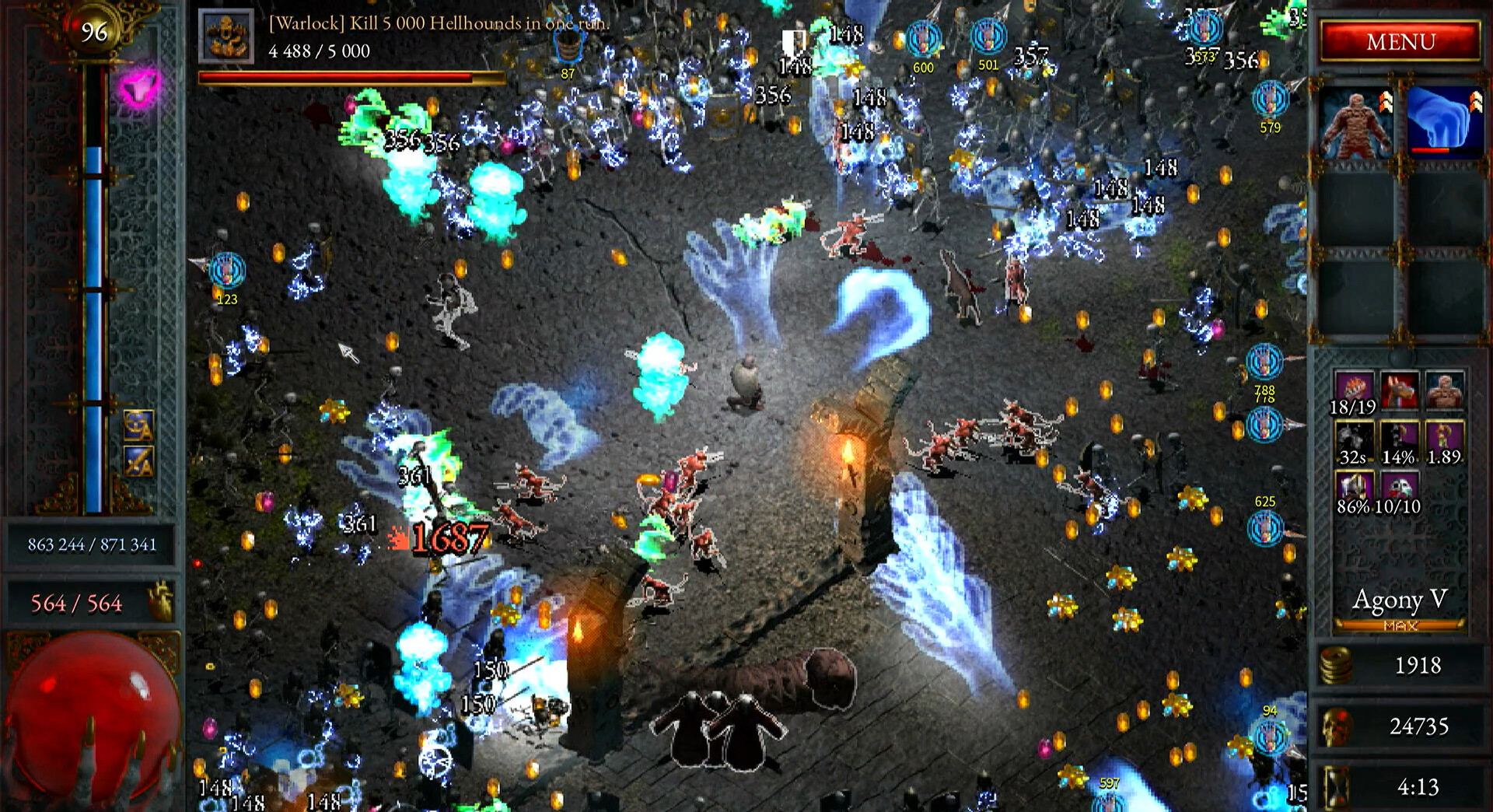 Halls of Torment screenshot