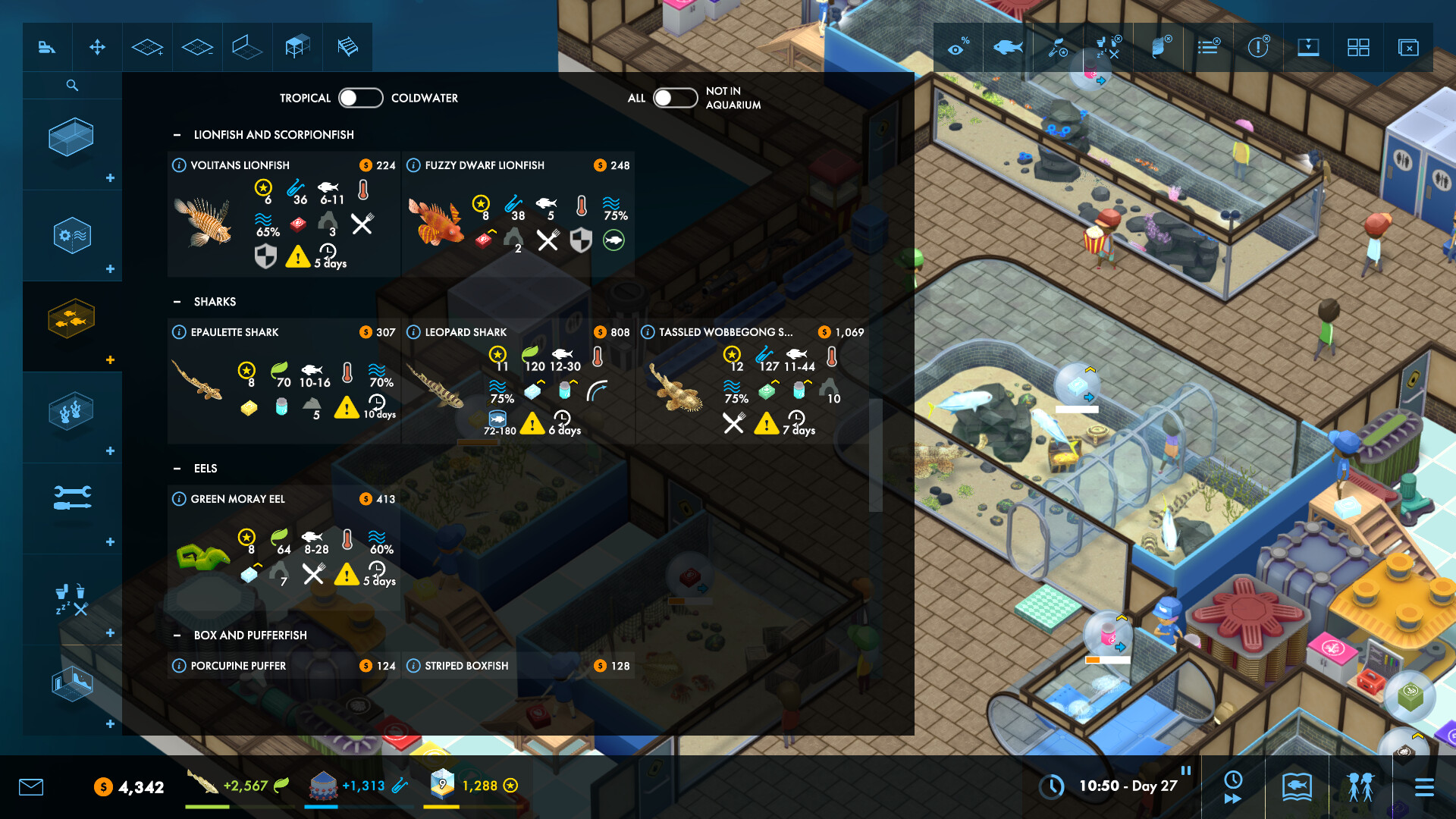 Megaquarium screenshot