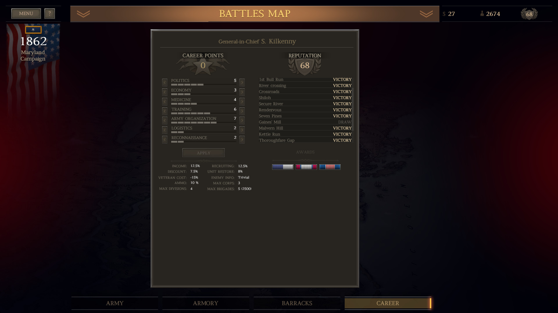 Ultimate General: Civil War screenshot