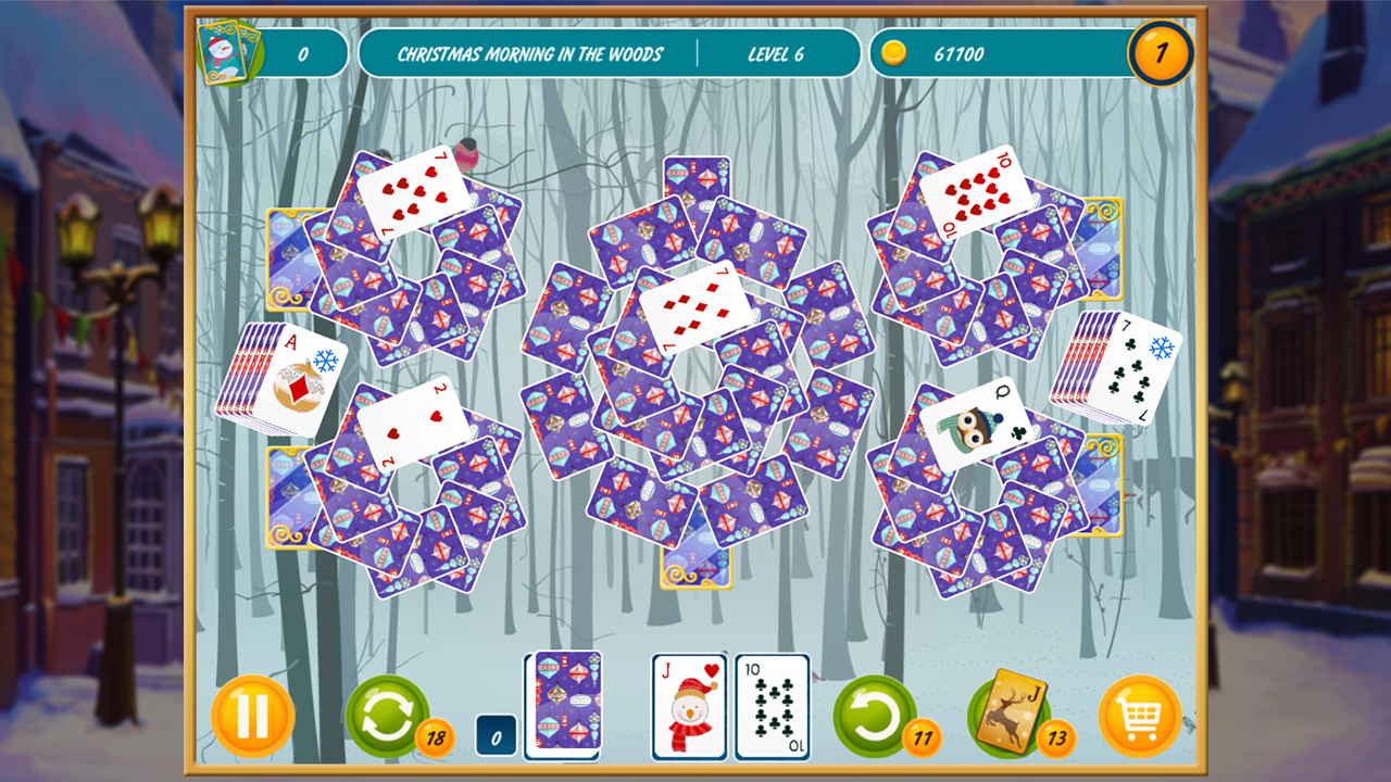 Solitaire Christmas. Match 2 Cards screenshot