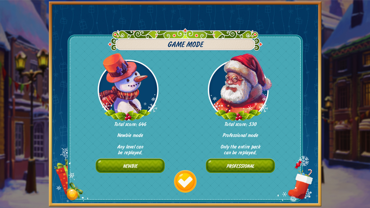 Solitaire Christmas. Match 2 Cards screenshot