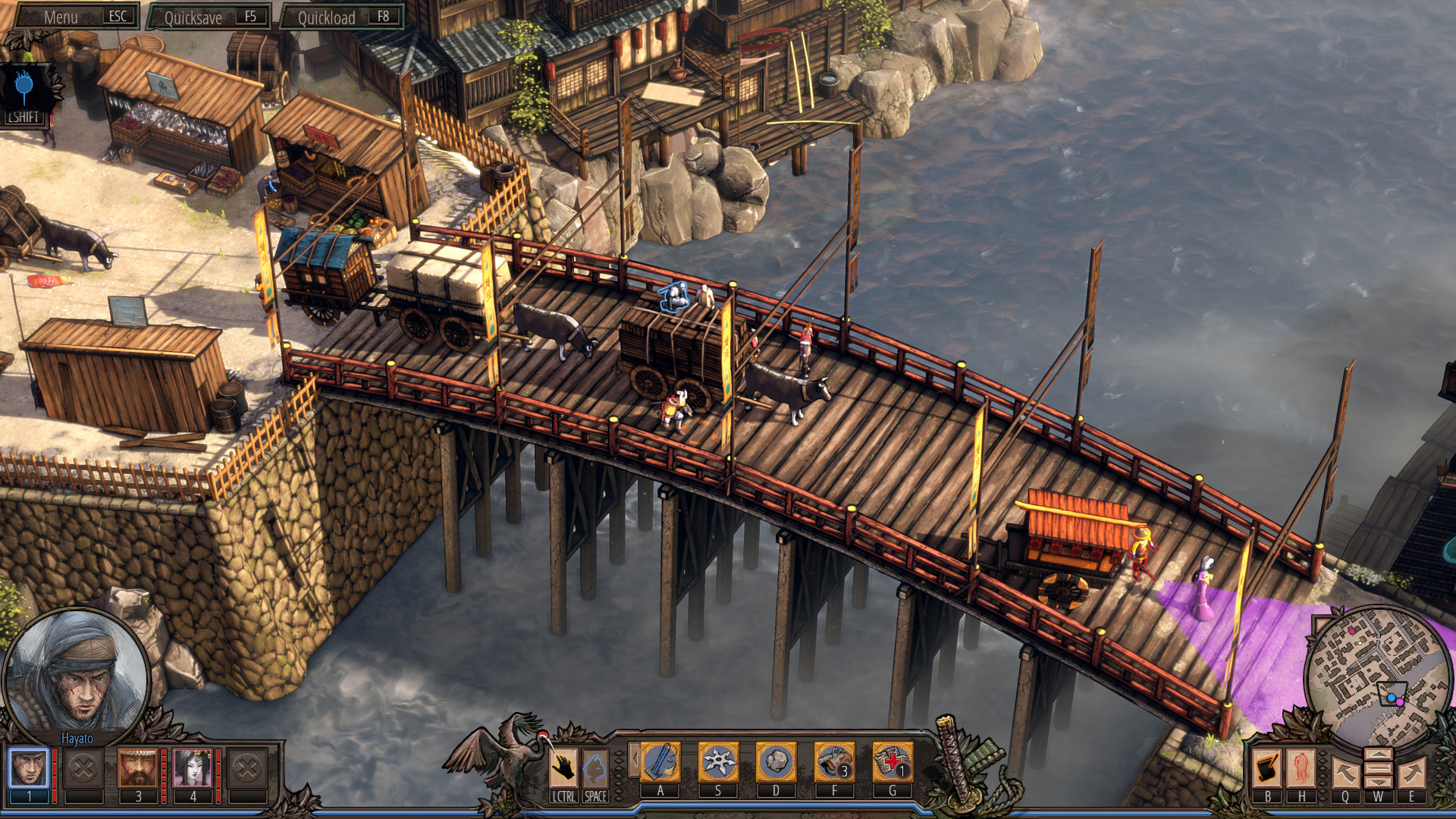 Shadow Tactics: Aiko's Choice screenshot