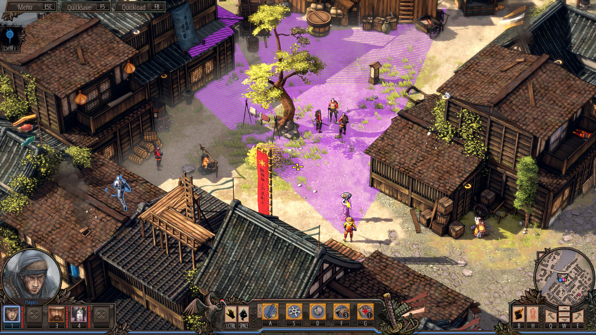 Shadow Tactics: Aiko's Choice screenshot