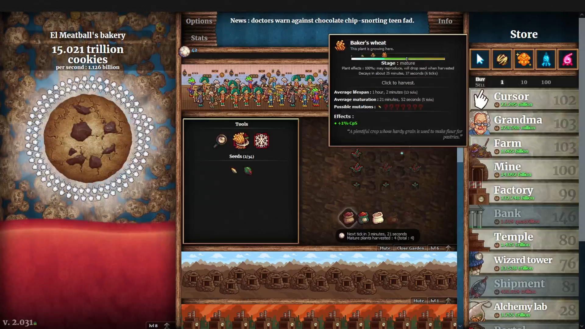 Cookie Clicker screenshot