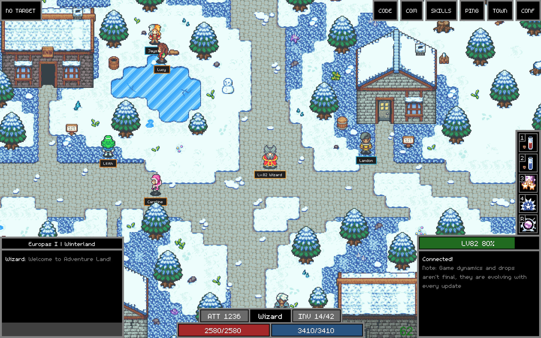Adventure Land - The Code MMORPG screenshot