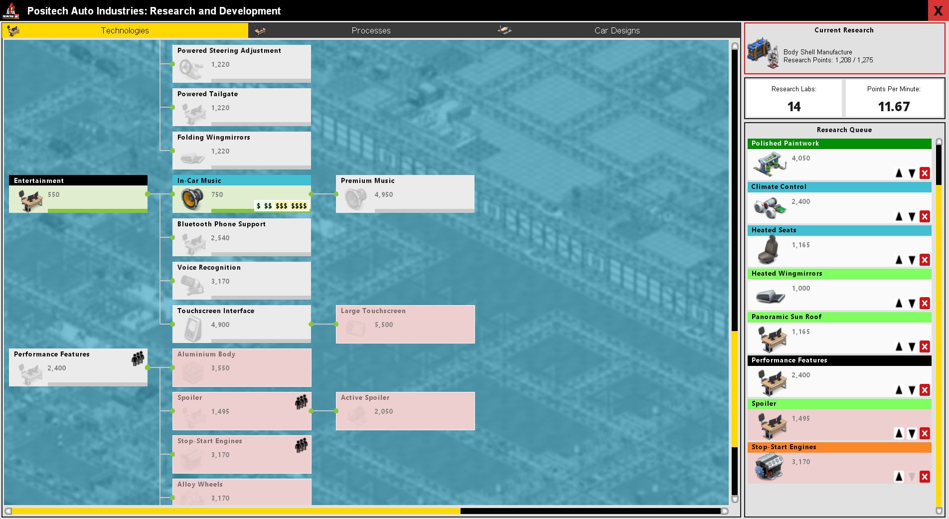 Production Line : Car factory simulation screenshot