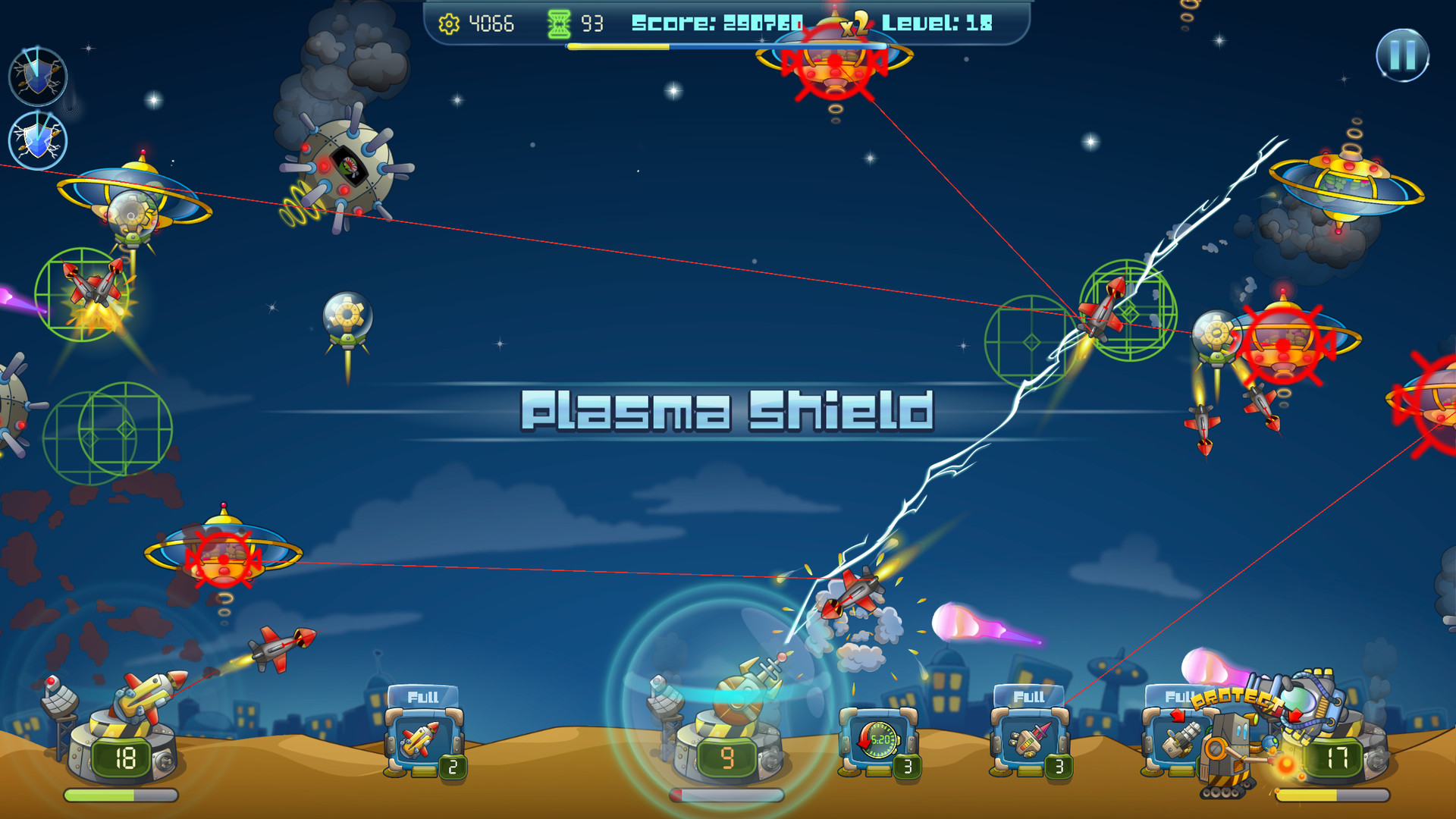 Galactic Missile Defense screenshot