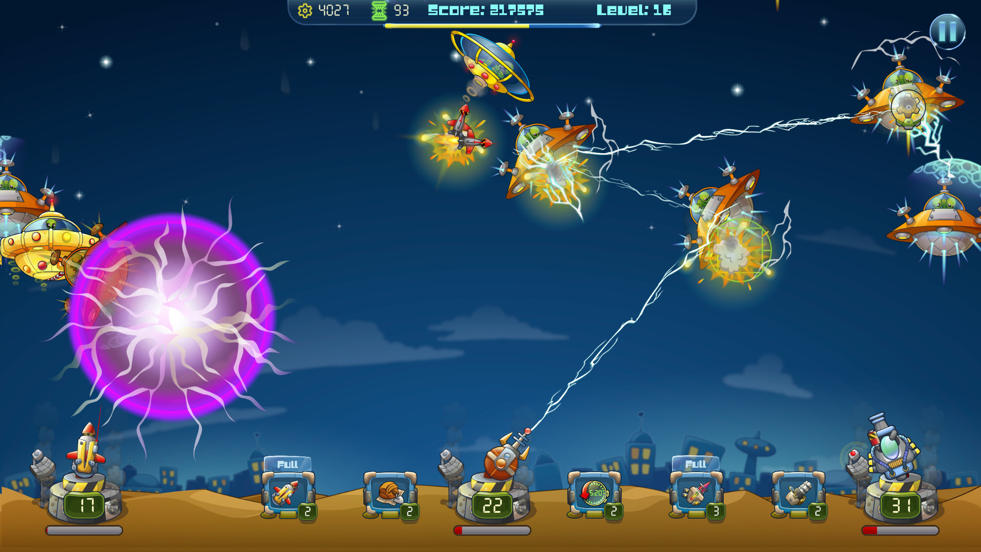 Galactic Missile Defense screenshot