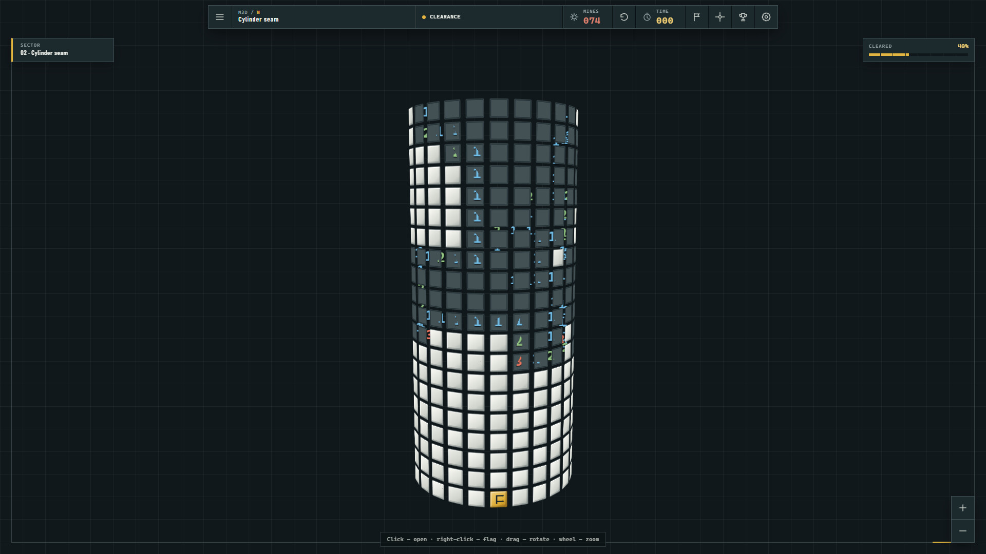 Minesweeper 3D screenshot