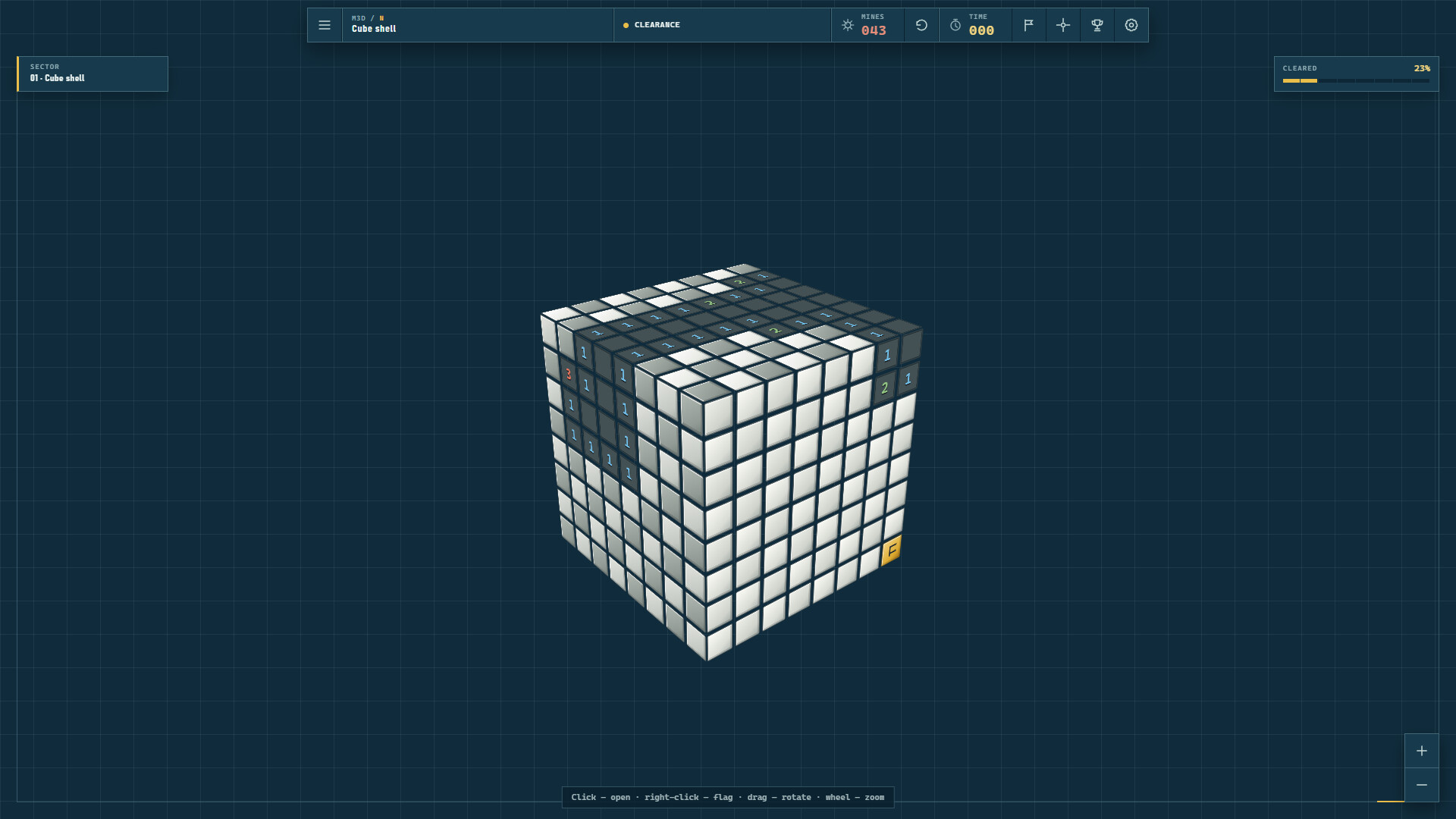 Minesweeper 3D screenshot