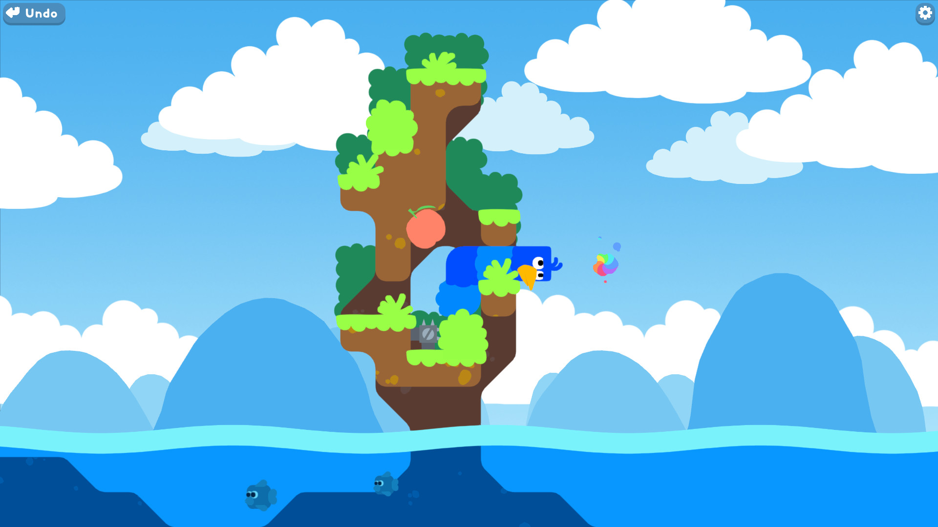 Snakebird screenshot