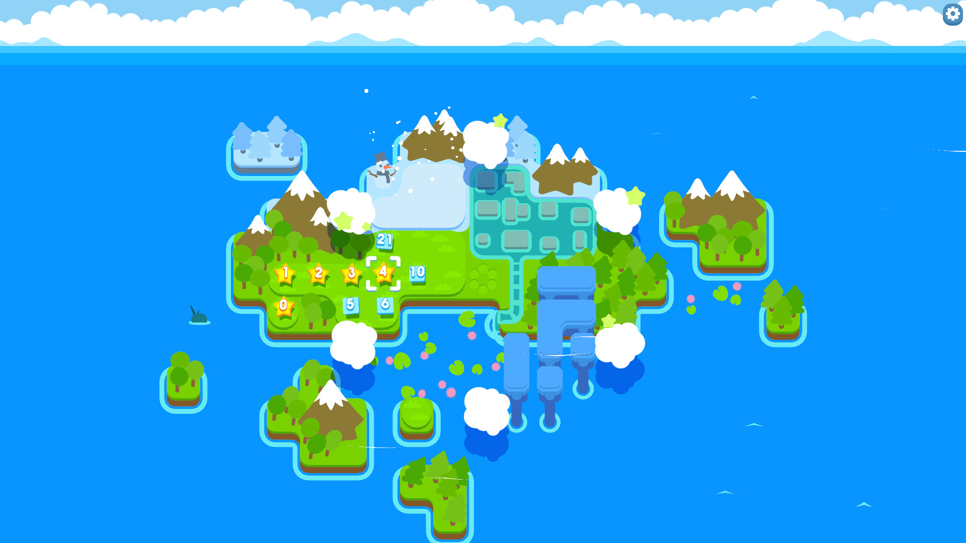 Snakebird screenshot