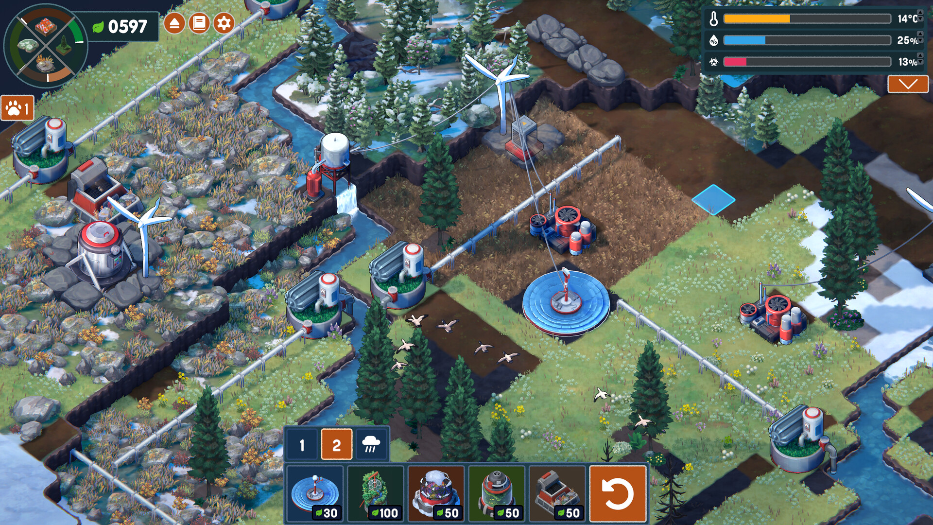 Terra Nil screenshot